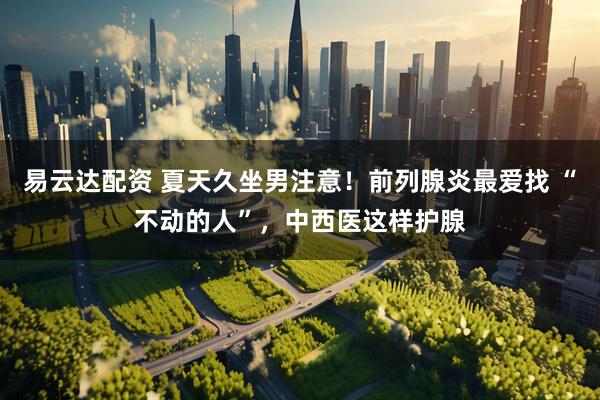 易云达配资 夏天久坐男注意！前列腺炎最爱找 “不动的人”，中西医这样护腺
